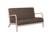 диван 2 местный с подлокотниками Cody Interior  [5KS27634D-BBR] коричневый