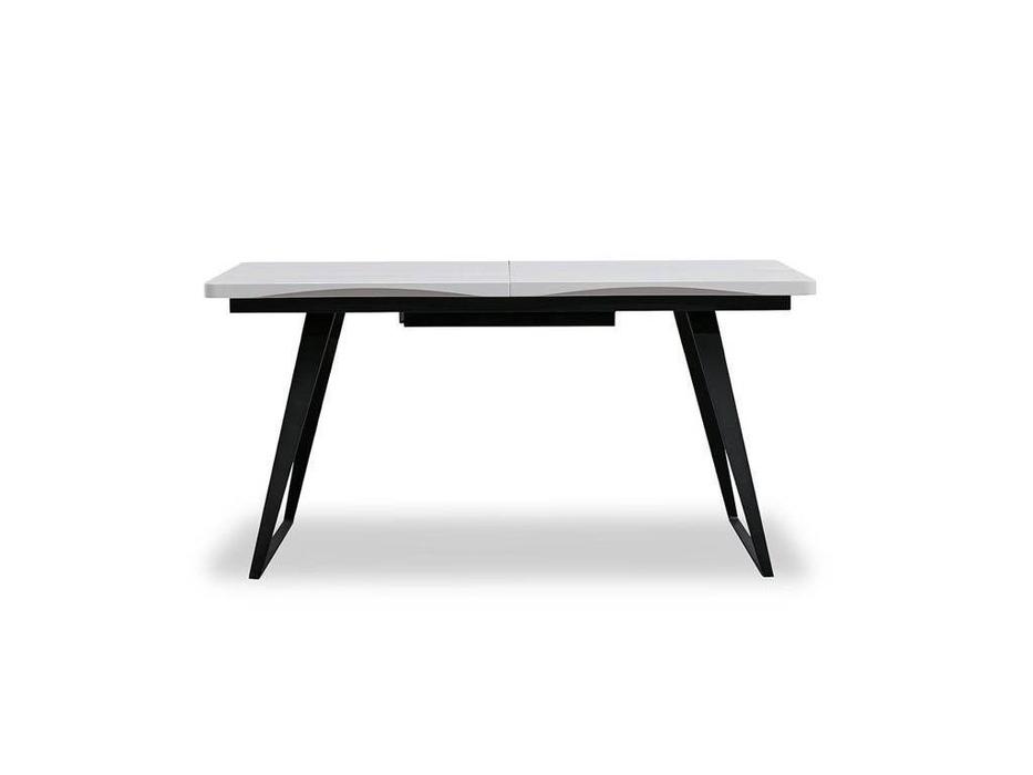 стол обеденный раскладной Comedor ESF  [DT-93] белый, черный