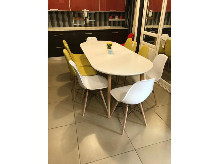 стол обеденный раскладной Comedor ESF  [DT-95 white] белый