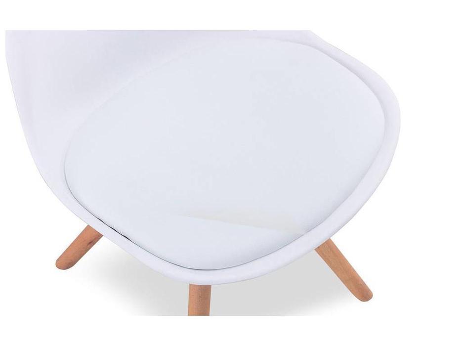 стул  Comedor ESF  [PW072Y-White-Beech] белый, бук