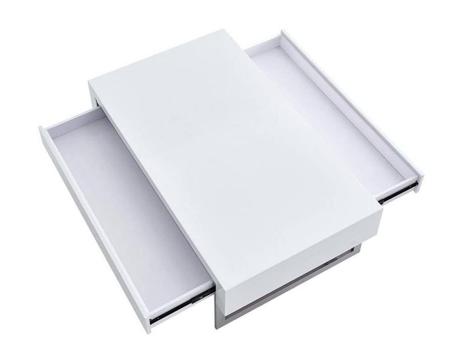 стол журнальный с 2 ящиками Modern ESF  [CT-140] белый