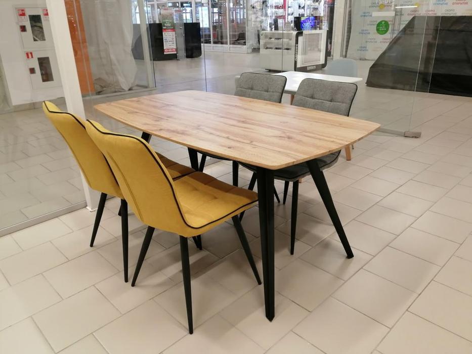 стол обеденный  Modern ESF  [DT FSD1905 #FV77014] светлое дерево, черный