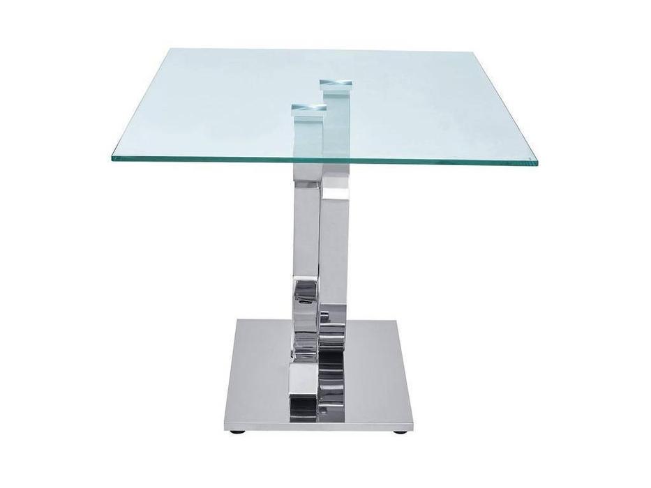 стол обеденный  Modern ESF  [FT 151BNEW] хром, стекло