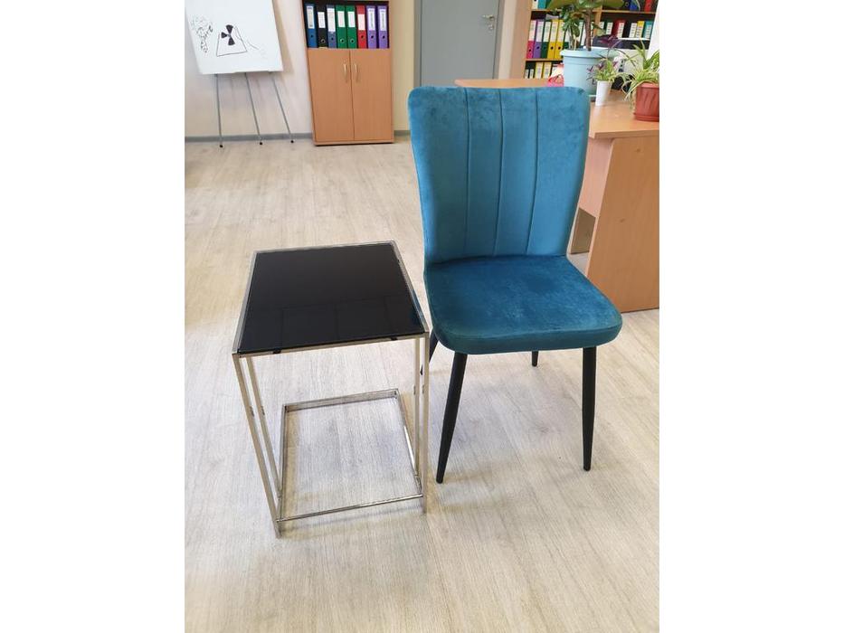 столик приставной  Modern ESF  [J015ЧЕРН] хром, черный