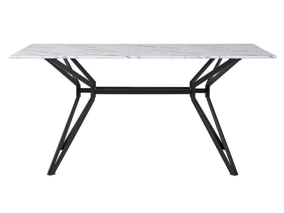 стол обеденный  Marbella ESF  [MARB FSD1943 FV2666] белый, черный