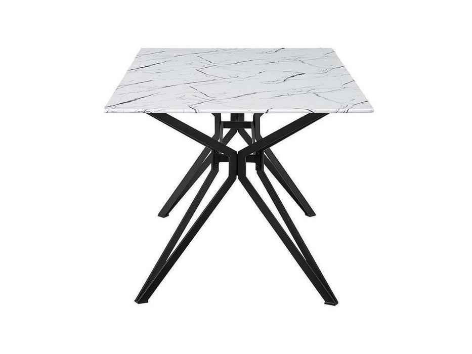 стол обеденный  Marbella ESF  [MARB FSD1943 FV2666] белый, черный