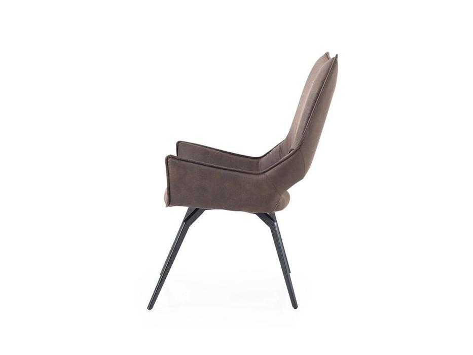 стул мягкий Comedor ESF  [DC1241brown/black] коричневый