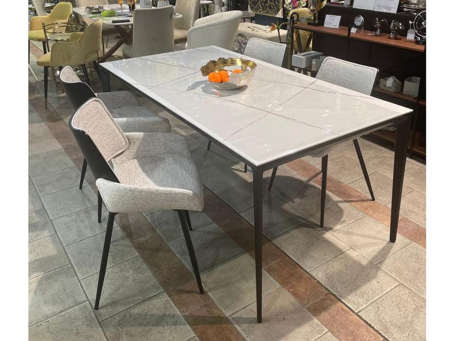 стол обеденный керамический MR35/160 Comedor: ESF [DT2010-160WceramicMR35] (белый)