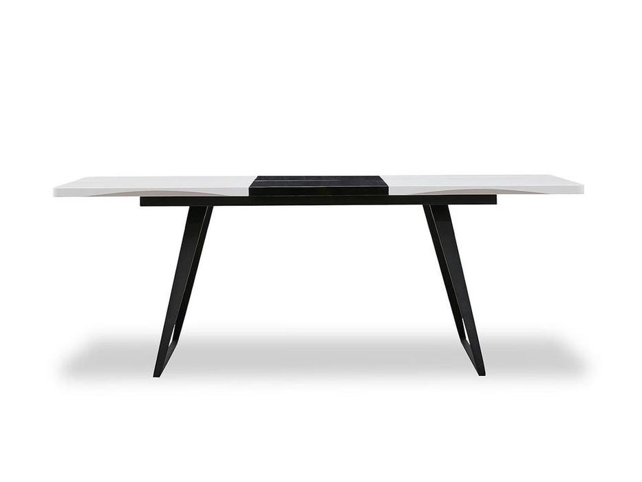 стол обеденный раскладной  ESF  [DT-93] белый, черный