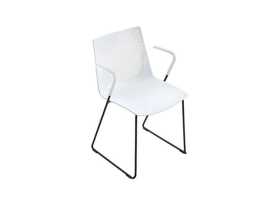 стул  FX-05 ESF  [FX-05FN white/black] белый, черный