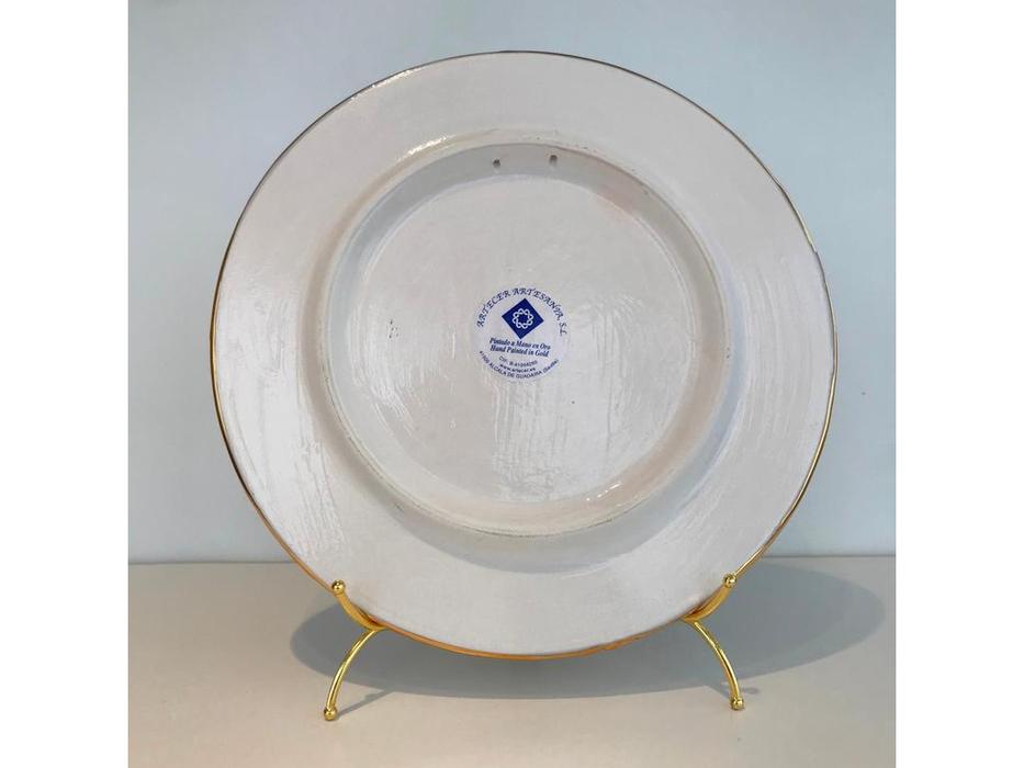 тарелка декоративная 28см Ceramico: Artecer [117-05] (золото, разноцветный)