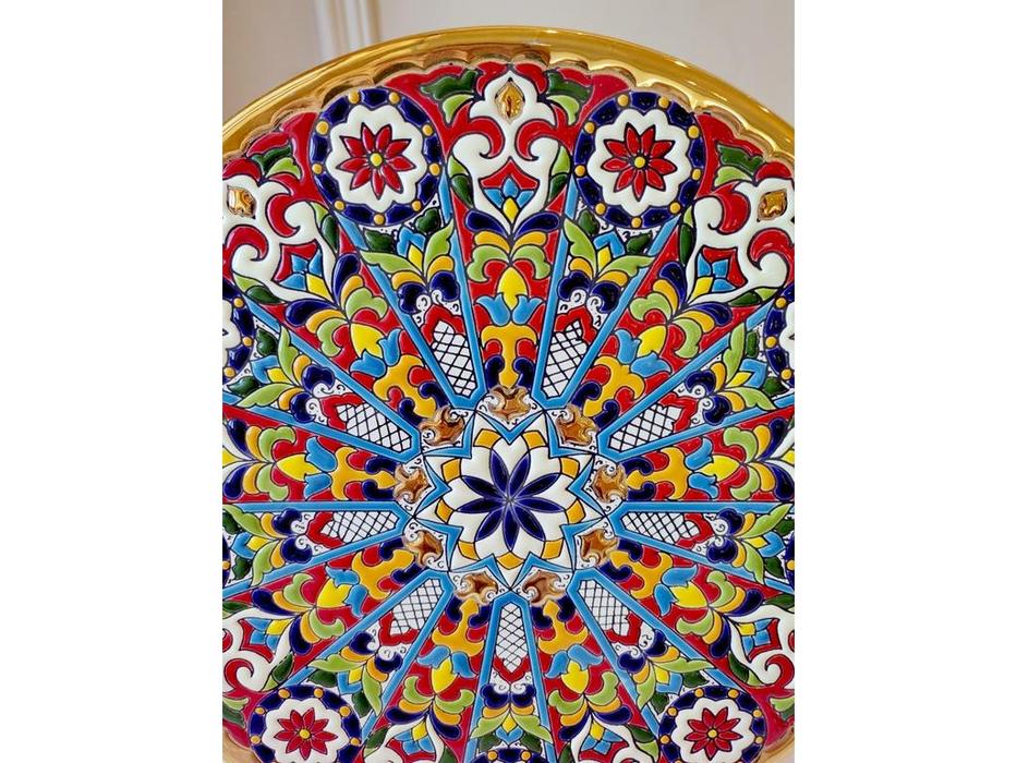 тарелка декоративная 28см Ceramico: Artecer [117-09] (золото, разноцветный)