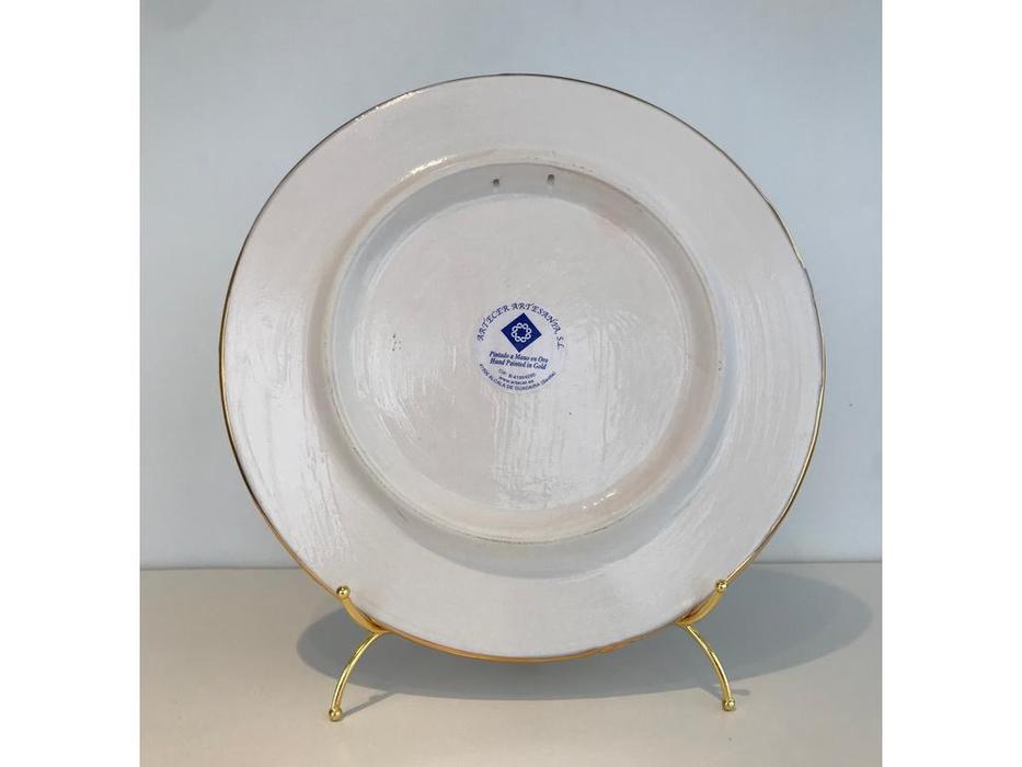 тарелка декоративная 28см Ceramico: Artecer [117-14] (золото, разноцветный)
