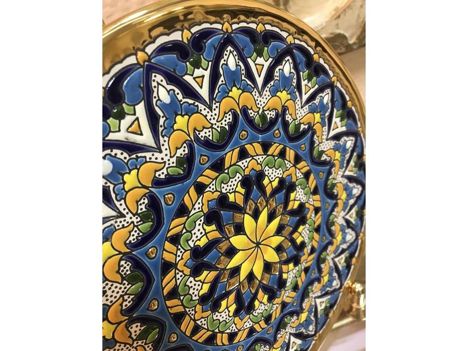 тарелка декоративная 21см Ceramico Artecer  [115-04] золото, разноцветный