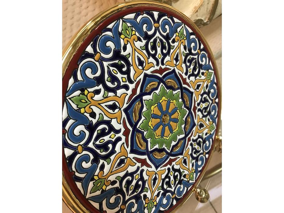 тарелка декоративная 21см Ceramico Artecer  [115-07] золото, разноцветный