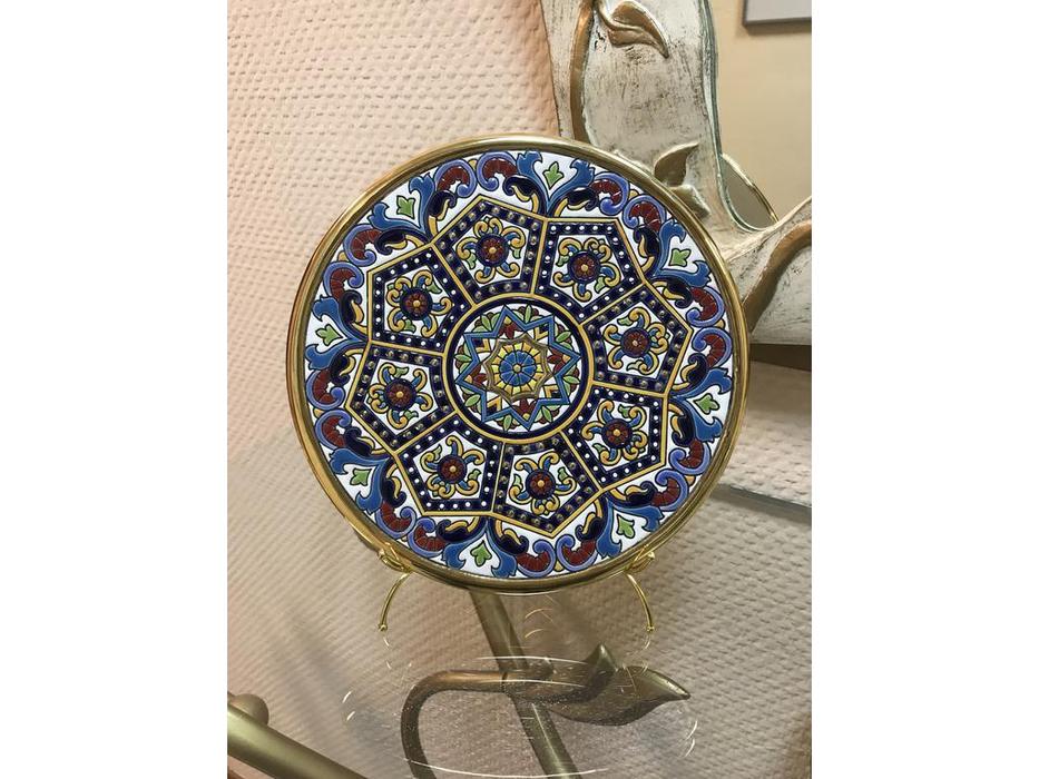 тарелка декоративная 21см Ceramico Artecer  [115-10] золото, разноцветный