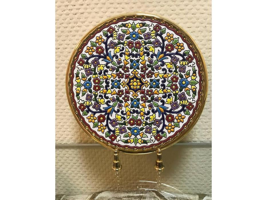 тарелка декоративная 21см Ceramico Artecer  [115-41] золото, разноцветный