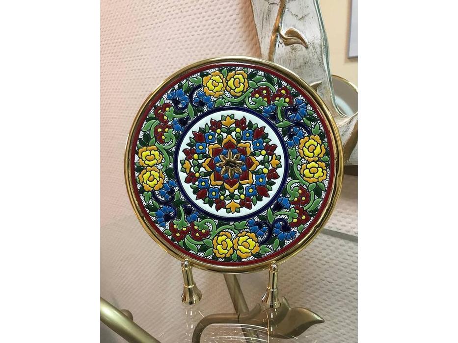 тарелка декоративная 21см Ceramico Artecer  [115-37] золото, разноцветный