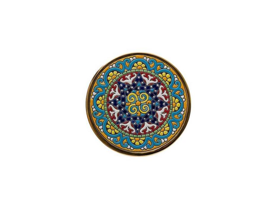 тарелка декоративная 21см Ceramico Artecer  [115-51] золото, разноцветный