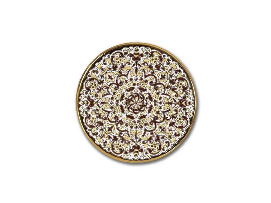 тарелка декоративная 23см Ceramico Artecer  [116-70] золото, разноцветный
