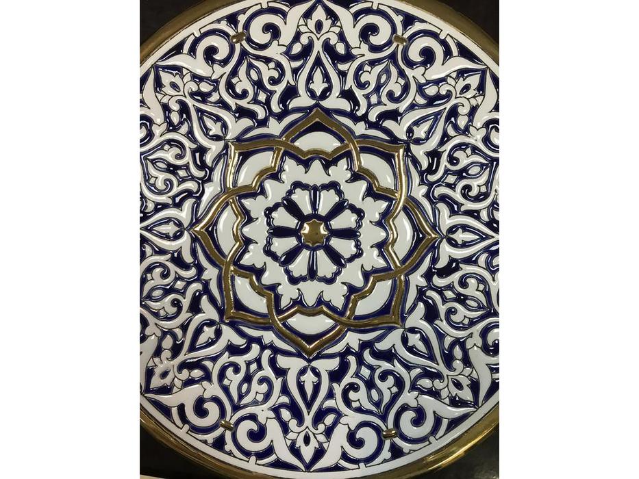тарелка декоративная 28см Ceramico Artecer  [127-07] золото, синий