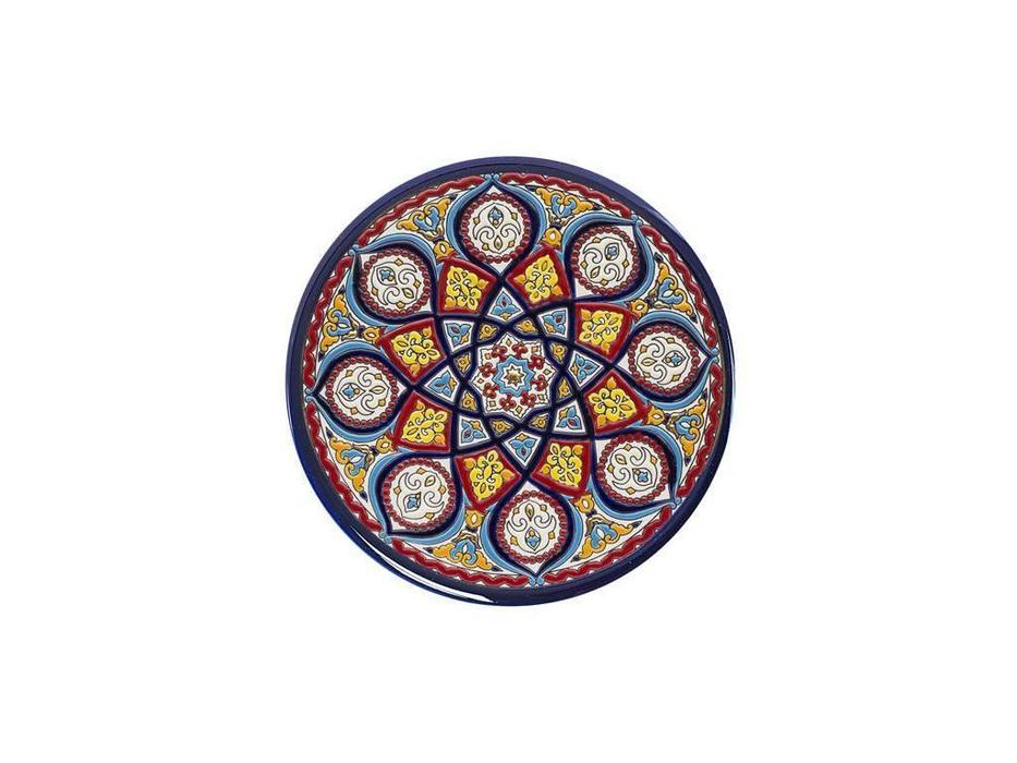тарелка декоративная 28см Ceramico Artecer  [966-15] синий, разноцветный