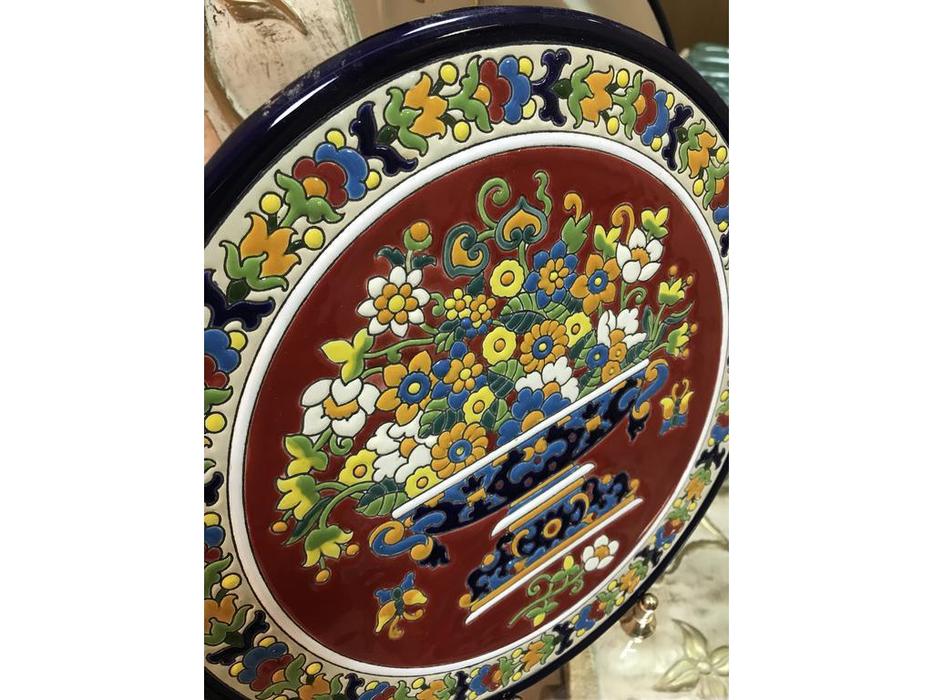 тарелка декоративная 28см Ceramico Artecer  [966-16] синий, разноцветный