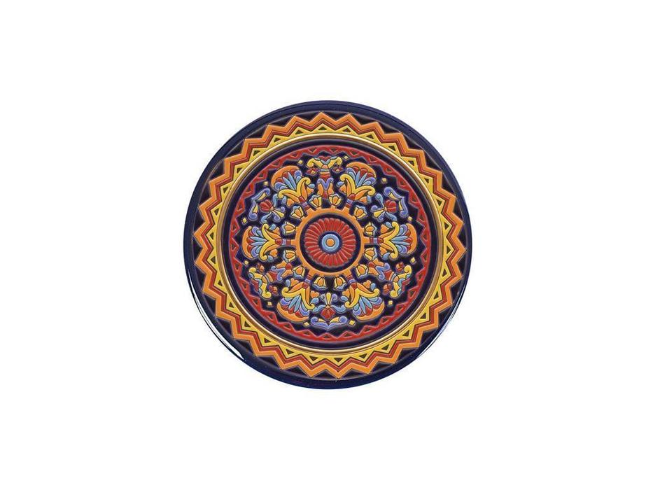 тарелка декоративная 28см Ceramico Artecer  [966-43] синий, разноцветный