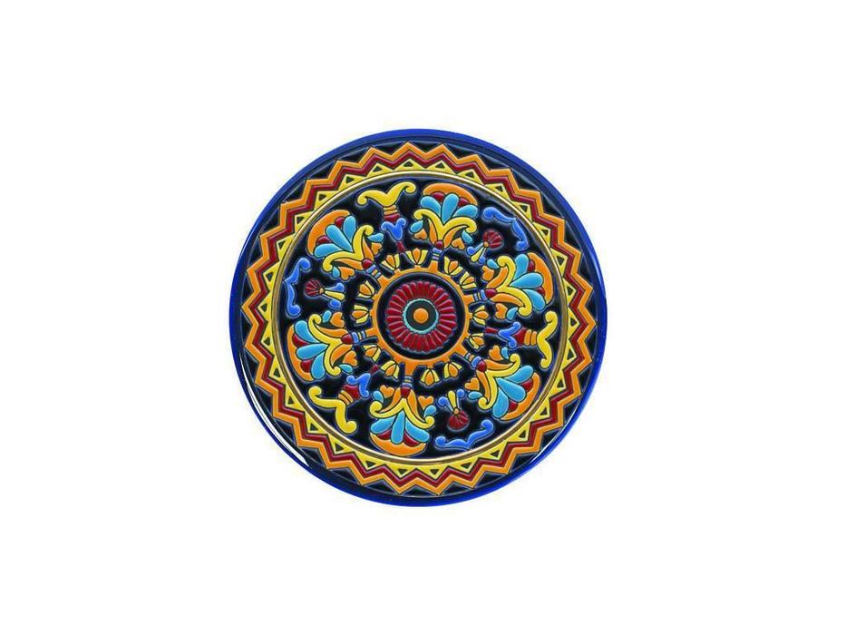 тарелка декоративная 28см Ceramico Artecer  [966-44] синий, разноцветный