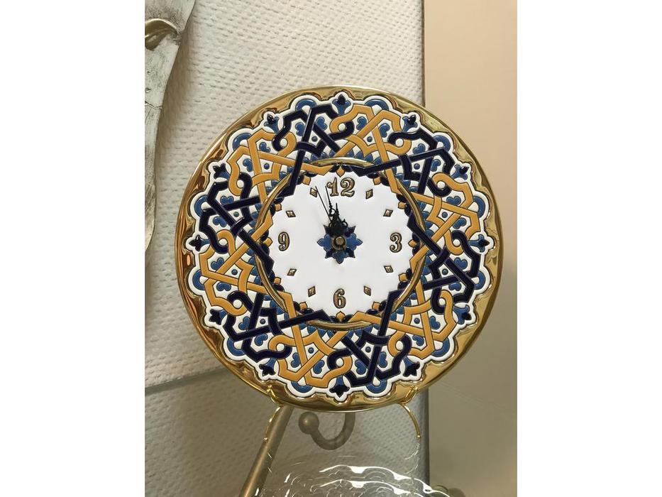 тарелка-часы диаметр 28см Ceramico Artecer  [317-04] золото, разноцветный