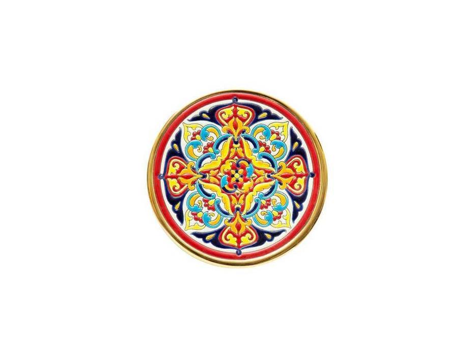 тарелка декоративная 17см Ceramico Artecer  [114-20] золото, разноцветный