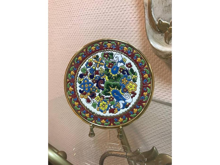 тарелка декоративная 17см Ceramico Artecer  [114-30] золото, разноцветный