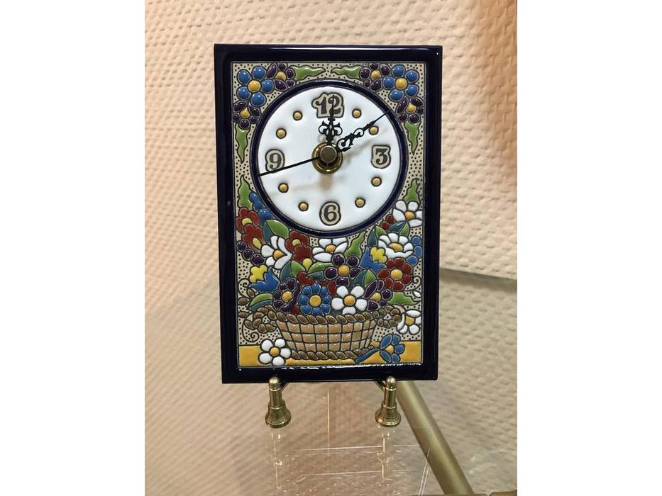 часы настенные 15х20см Ceramico Artecer  [427-02] синий, разноцветный