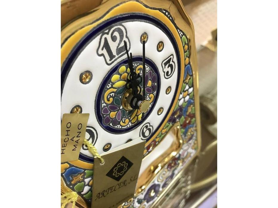 часы настольные  с маятником 11х18см Ceramico Artecer  [765G-04]