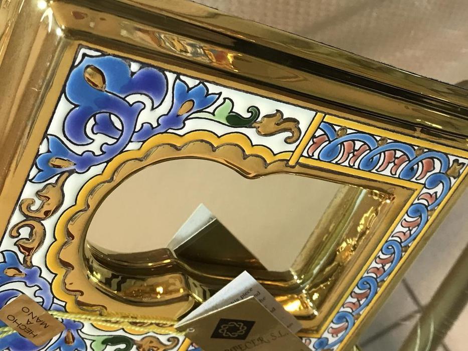 зеркало настенное настенное Tamano Artecer  [534G-02] керамика, золото