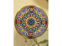тарелка декоративная 28см Ceramico Artecer  [117-03] золото, разноцветный