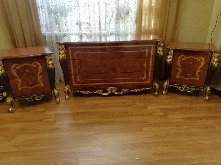 тумба прикроватная  Джоконда Dia  орех, золото
