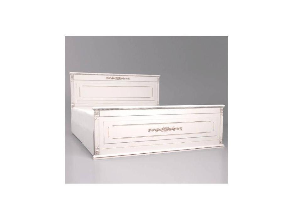 кровать двуспальная 140х200 Decor: Arco [КР-10/1400] (беж, коричневая патина)