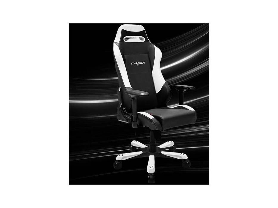 кресло компьютерное  Iron DXRacer  [OH/IS11/NW] черный, белый