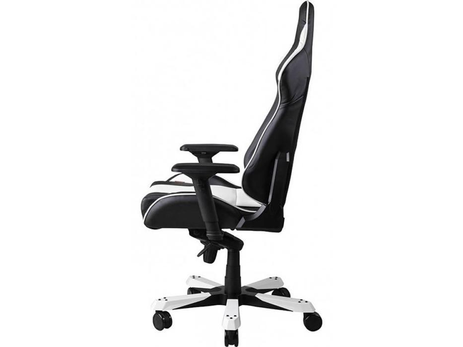 кресло компьютерное  King DXRacer  [OH/KS06/NW] черный, белый