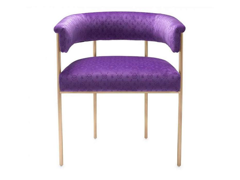стул обеденный Monogram Eichholtz  [PP0038] фиолетовый