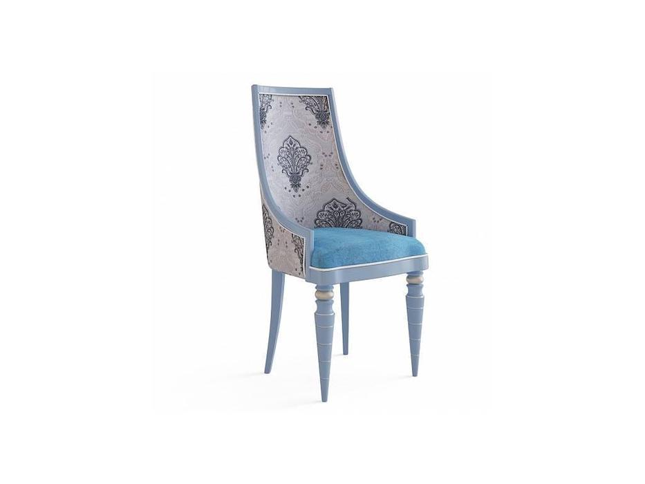 кресло  Sicilia Zzibo Mobili  [414] синий, белое золото