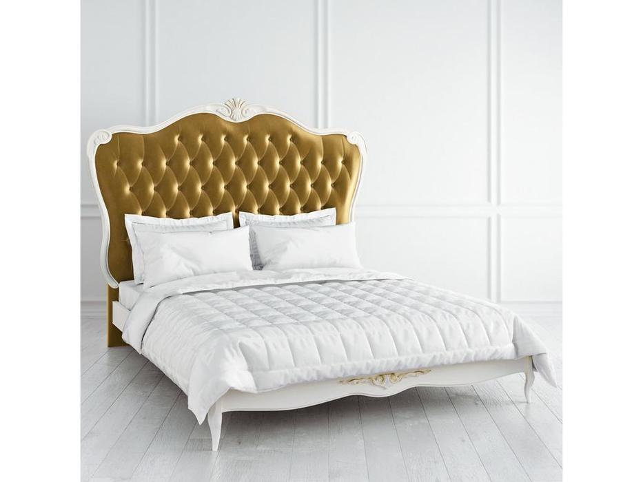 кровать двуспальная 160х200 Atelier Gold Latelier Du Meuble  [A526-K02-G-B15] слоновая кость, золото