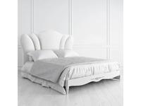 кровать двуспальная 180х200 Silvery Rome Latelier Du Meuble  [S618-K00-S-B07] белый, серебро
