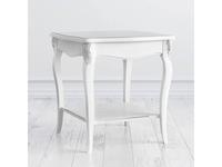 стол журнальный  Silvery Rome Latelier Du Meuble  [S113-K00-S] белый, серебро