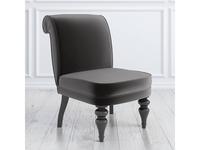 кресло  Лира LAtelier Du Meuble  [M16-B-B12] серый, черный
