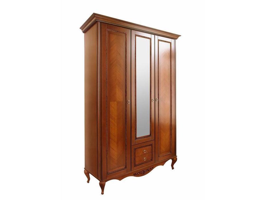 шкаф 3-х дверный  Неаполь Timber  [T-453/Y] янтарь
