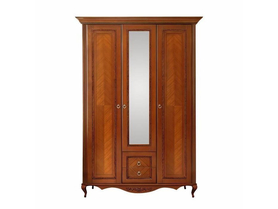 шкаф 3-х дверный  Неаполь Timber  [T-453/Y] янтарь