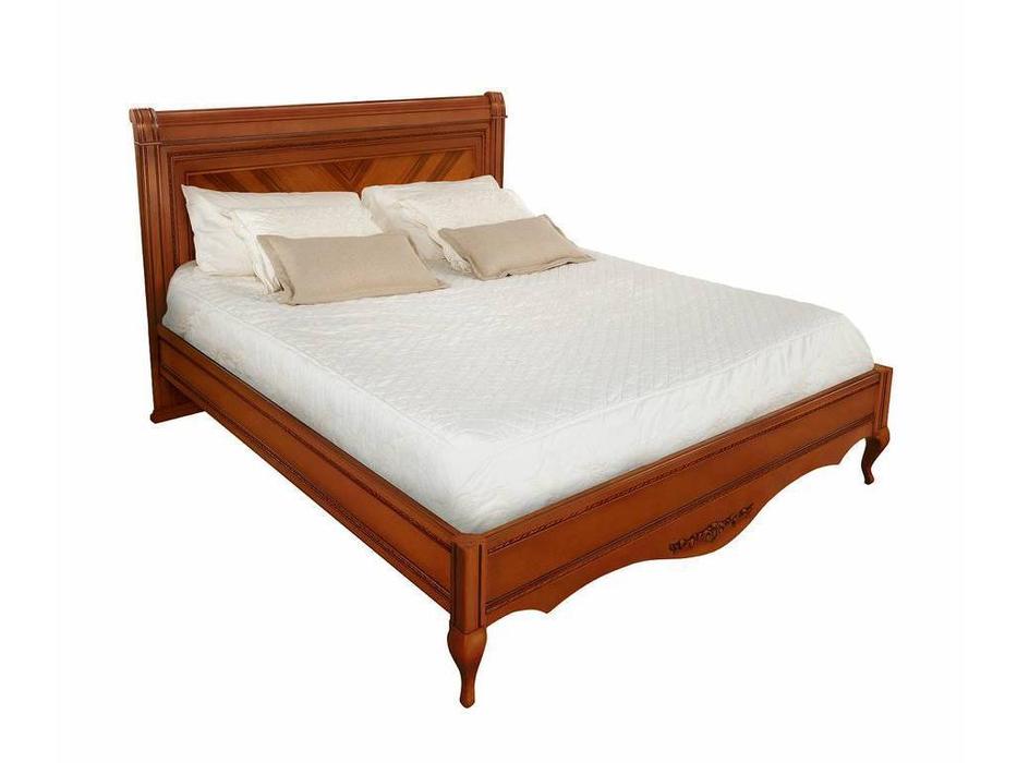 кровать двуспальная  Неаполь Timber  [T-460/Y] янтарь