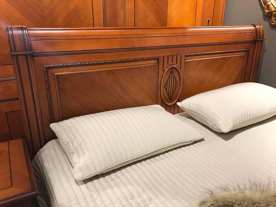 кровать двуспальная 160х200 без изножья Палермо Timber  [T-760/Y] янтарь